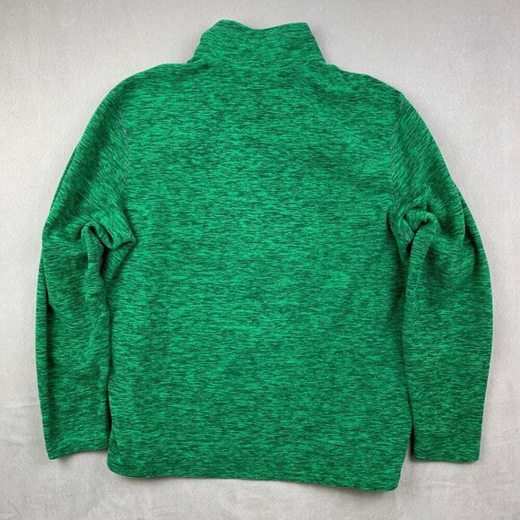 Eddie Bauer First Ascent Mens Sweater Large Green Fleece Cloud Layer Pro 1/4 Zip - Picture 8 of 8
